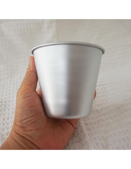 Juego de 6 moldes de aluminio Heluok para tartas y pudines