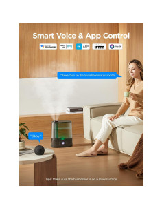 Humidificador Inteligente GoveeLife 6L Negro, Control WiFi, 60H 2
