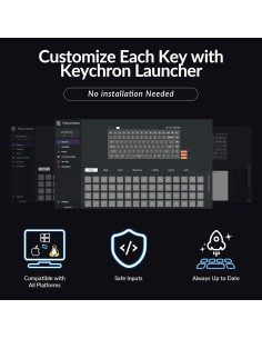 Teclado Mecánico Inalámbrico Keychron K3 V3 84 Teclas RGB 2