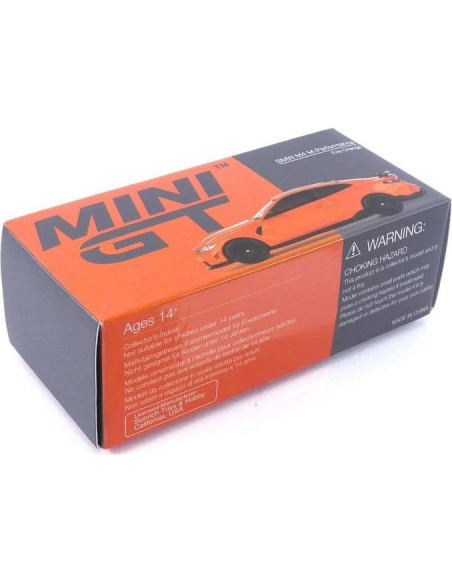 Mini GT 1/64 BMW M4 G82 Diecast Color Naranja Fuego
