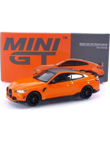 Mini GT 1/64 BMW M4 G82 Diecast Color Naranja Fuego