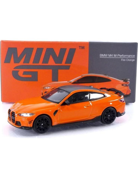 Mini GT 1/64 BMW M4 G82 Diecast Color Naranja Fuego
