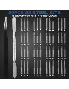 Mini Destornillador Eléctrico JKOKPMG 50 en 1 con Puntas Magnéticas 2