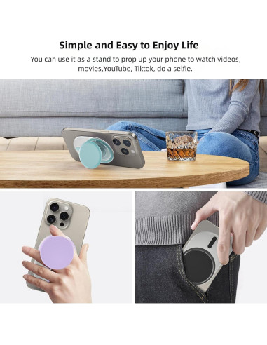 Soporte Magnético para Teléfono AUROX Magsafe Negro 50g