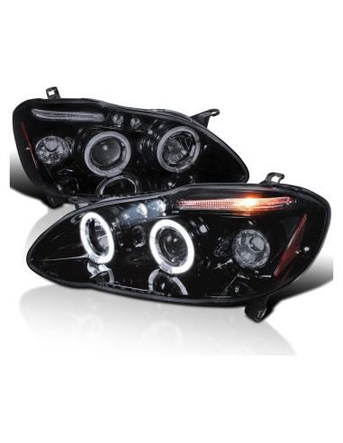 Faros Proyector Spec-D Tuning Ahumado para Toyota Corolla 2003-2008