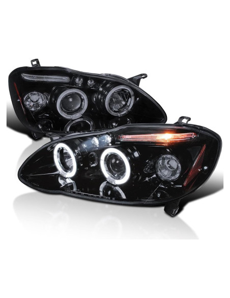 Faros Proyector Spec-D Tuning Ahumado para Toyota Corolla 2003-2008