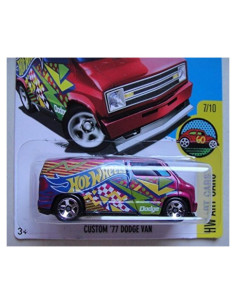 Hot Wheels Furgoneta Personalizada '77 Dodge 1:64 Art Cars