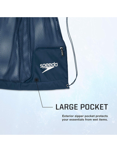 Bolsa de Equipos de Malla Speedo Ventilator Azul Grotto