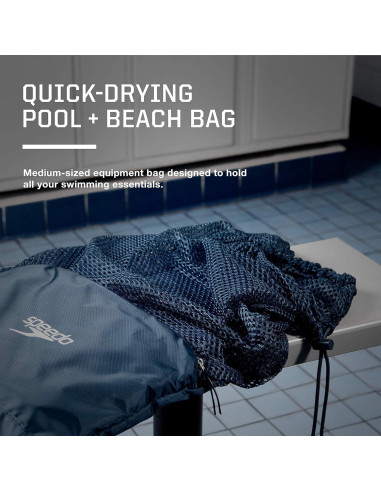 Bolsa de Equipos de Malla Speedo Ventilator Azul Grotto