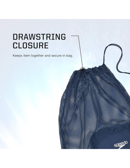 Bolsa de Equipos de Malla Speedo Ventilator Azul Grotto