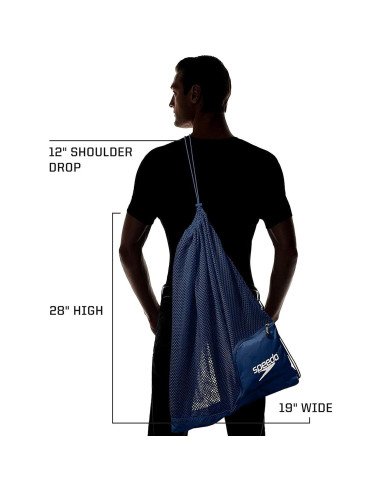 Bolsa de Equipos de Malla Speedo Ventilator Azul Grotto