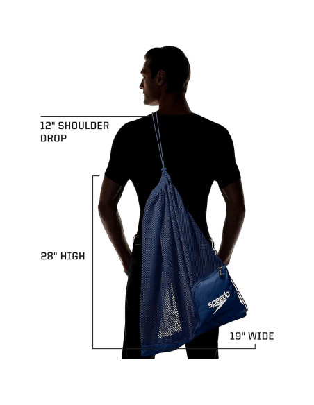 Bolsa de Equipos de Malla Speedo Ventilator Azul Grotto