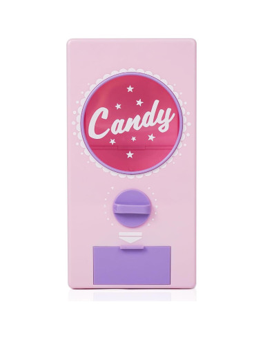 Dispensador de Caramelos Retro YOBRO Rosa 1.3L para Snacks