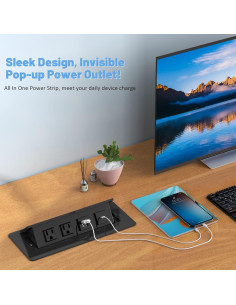 Toma de Corriente Emergente Kungfuking GS001 con USB 30W 2