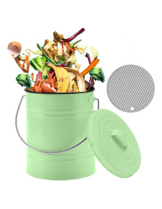 Contenedor de Compost LALASTAR 3.8L Verde Sin Olores