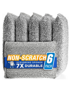 Esponjas de Fregar Spongenator 6 Unidades Sin Rayones