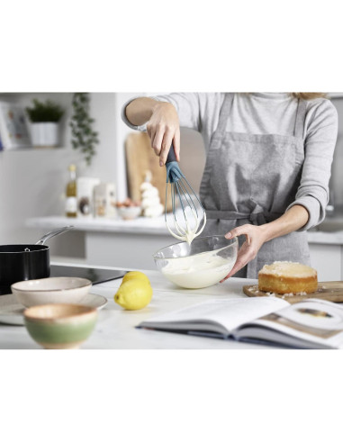 Batidor 2-en-1 Joseph Joseph Plegable Azul de Silicona