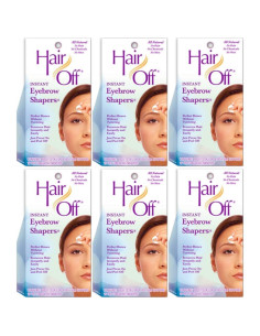 Cintas de Cera para Cejas Hair Off - Kit de 6 Unidades 2