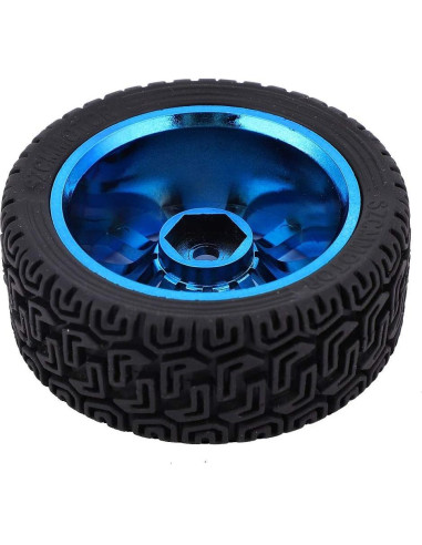 Motor de Engranaje Encoder 6V YWBL-WH con Soporte y Rueda 65mm