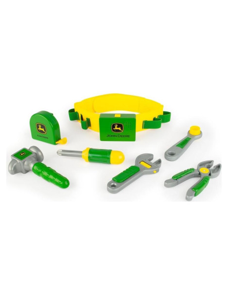 Cinturón de Herramientas John Deere Deluxe - 7 Piezas Interactivas