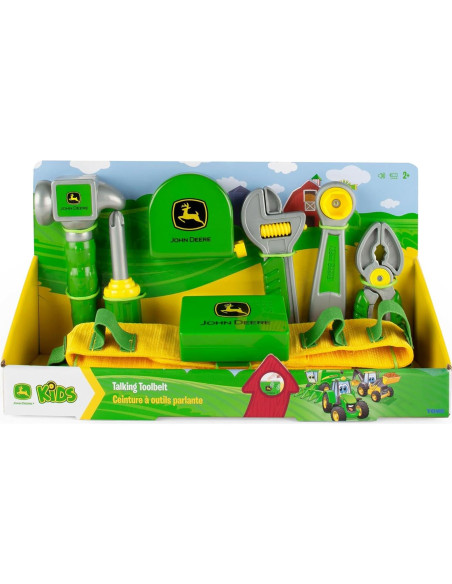 Cinturón de Herramientas John Deere Deluxe - 7 Piezas Interactivas