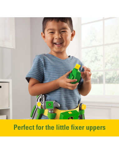 Cinturón de Herramientas John Deere Deluxe - 7 Piezas Interactivas