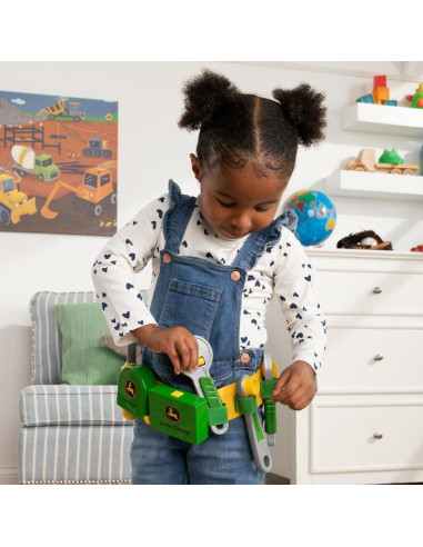 Cinturón de Herramientas John Deere Deluxe - 7 Piezas Interactivas