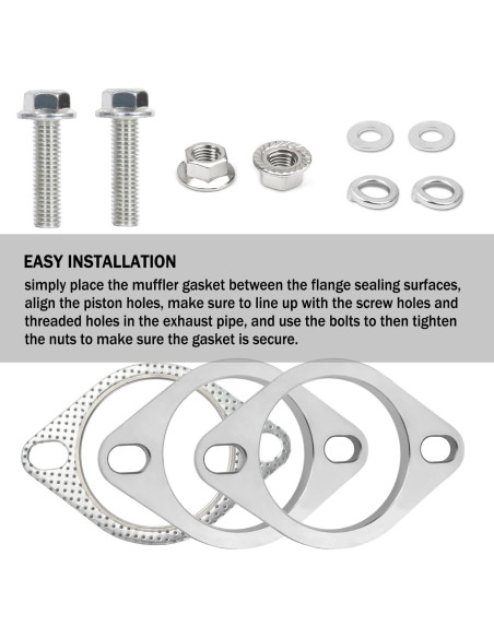 Kit de Reparación de Brida de Escape SSNNUU 12.5x8.3cm