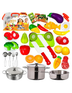 Juego de Cocina de Juguete FUNERICA con Comida y Accesorios