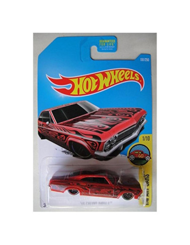 Hot Wheels Art Cars 2016 Chevy Impala Rojo 1/10 191/250