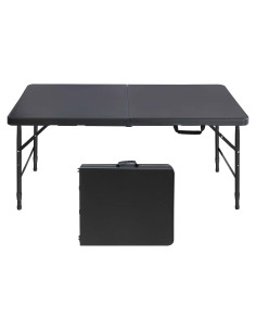 Mesa Plegable SculPong 1.22 m Negra para Interior y Exterior