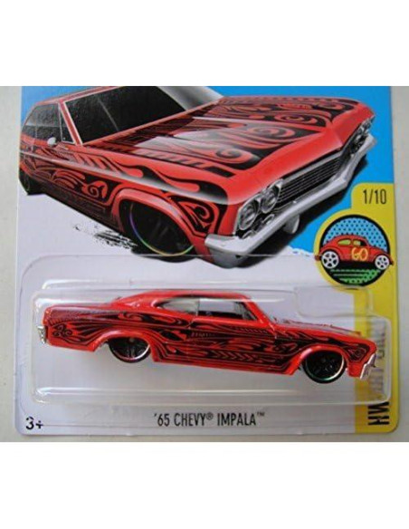 Hot Wheels Art Cars 2016 Chevy Impala Rojo 1/10 191/250 Hot Wheels Art Cars 2016 Chevy Impala Rojo 1/10 191/250