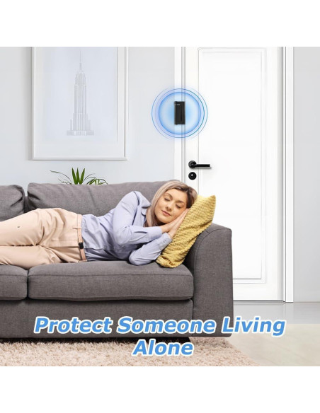 Cerradura de Seguridad Loyanger para Puerta Negra 800 lbs