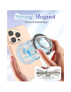 Soporte Magnético para Teléfono LISEVO - Anillo de Dedo Negro 2