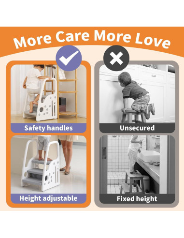 Escalera Antideslizante GumiSeao para Niños 61 cm