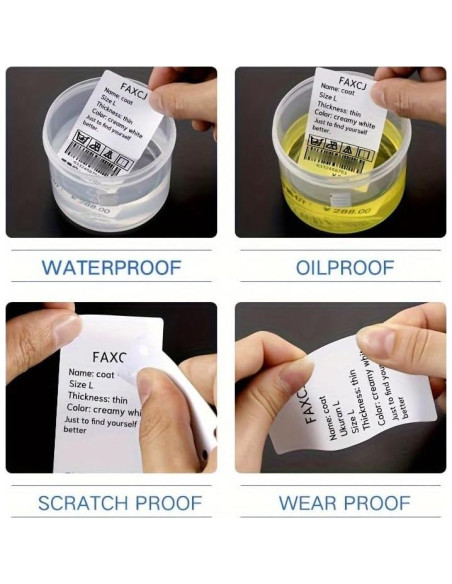 Cintas de Etiquetas NIIMBOT B1 B21 B3S 50x30mm 2 Rollos Blancas