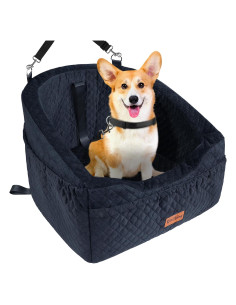 Asiento de Coche para Perros Vivifying Negro 48x45x35cm hasta 13.6kg