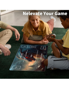 Tapete de Juego HEAKIERG 61x36 cm para MTG y TCG 2