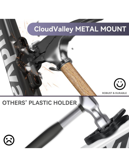 Soporte para Bicicleta CloudValley para AirTag - A Prueba de Agua