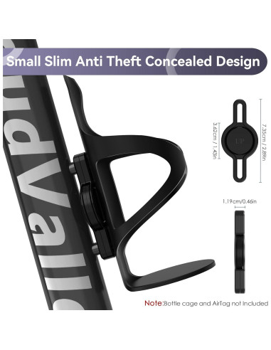 Soporte para Bicicleta CloudValley para AirTag - A Prueba de Agua