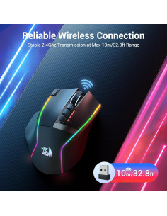 Ratón Gaming Inalámbrico Redragon M915WL 16000 DPI RGB 2