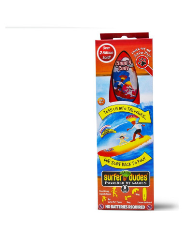 Juguete de Playa Surfer Dudes Cloud 9 Cody - Mini Surfista
