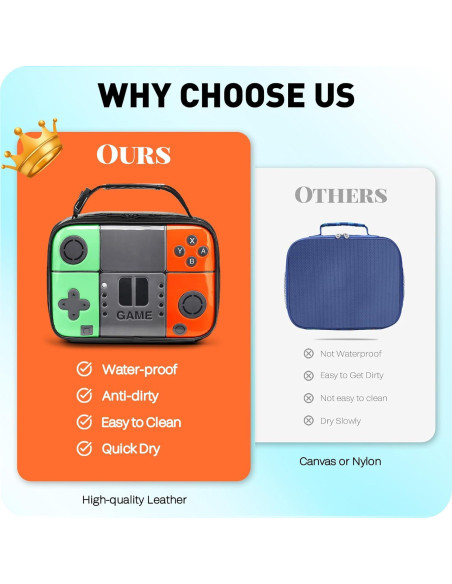 Caja de Almuerzo Aislada Hairao para Niños Verde Naranja 4.2L