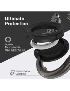 Mosquetón Antirrobo RAPTIC para Apple AirTag con Candado 2