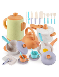 Juego de Cocina para Niños Dreamon - 31 Piezas, 3 a 6 Años