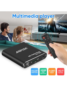 Reproductor de Medios HDMI AGPTEK Mini 1080P Full HD 2