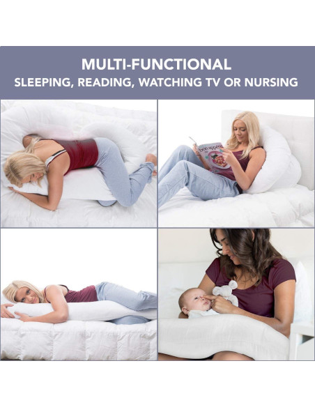 Almohada de Cuerpo Completo ComfySure J 149.86 cm Hipoalergénica