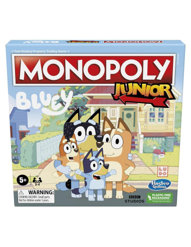 Monopoly Junior Bluey Hasbro Juego de Mesa para Niños 5+