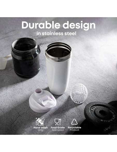 Botella de Batido Smartshake Batman 900ml Acero Inoxidable