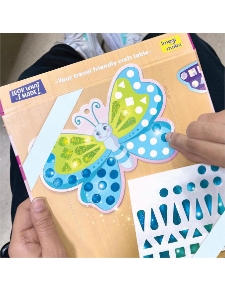 Kit de Manualidades Imagimake Mosaico Mariposa y Pavo Real